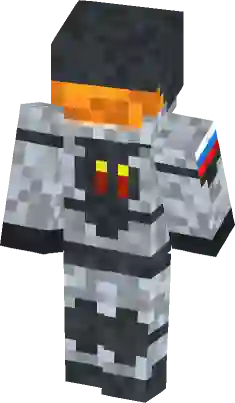 Countryhumans - Russia (officer outfit) Minecraft Skin