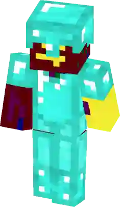 Herobrine with diamond armour Minecraft Skin