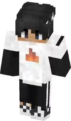 Sapnap but a fire demon Minecraft Skin