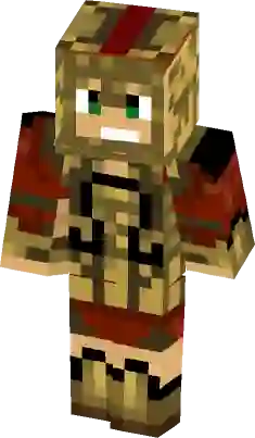 minecraft warrior skin