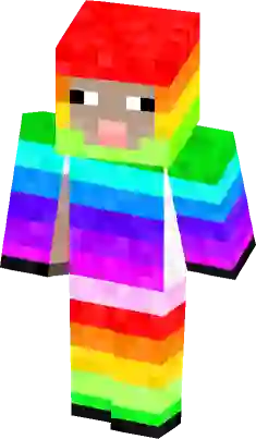 Rainbow sheep Minecraft Skins