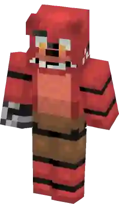 Withered Foxy - Five Nights at Freddy's 2 Minecraft Skin