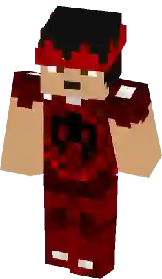 boy black red  Minecraft Skins