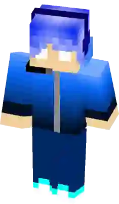 blue herobrine  Minecraft Skin