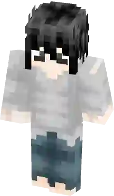 L Lawliet [ Death Note ] Ryuzaki Minecraft Skin