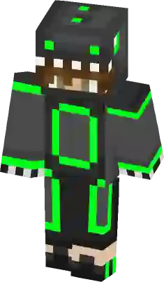 Neon Creeper - Mcpe Classic Minecraft Skin