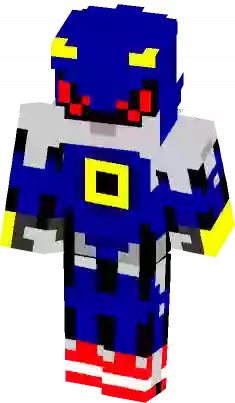 Mecha Sonic Minecraft Skin