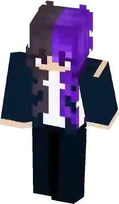 minecraft girl skins with purple hair