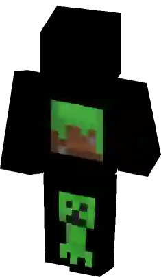 Cute Grass block guy Minecraft Skin